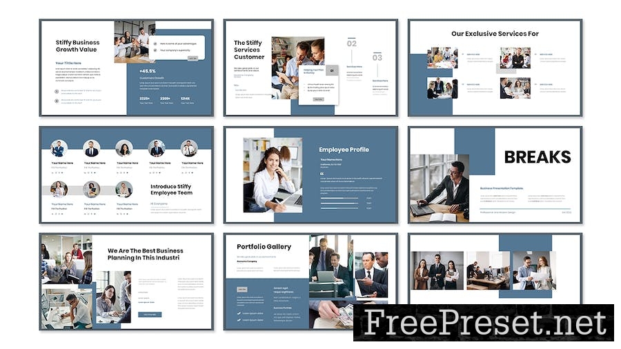 Stiffy - Business Presentation Keynote Template 8EWVCR6