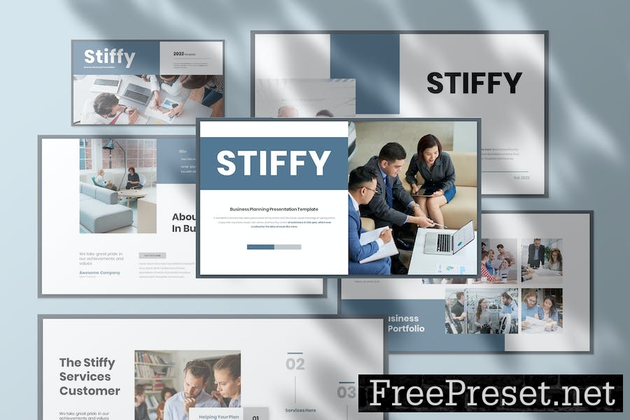 Stiffy - Business Presentation Keynote Template 8EWVCR6