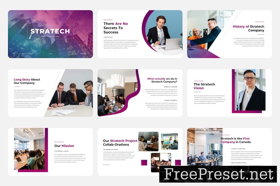 Stratech – Business Keynote Template TD4JUVV