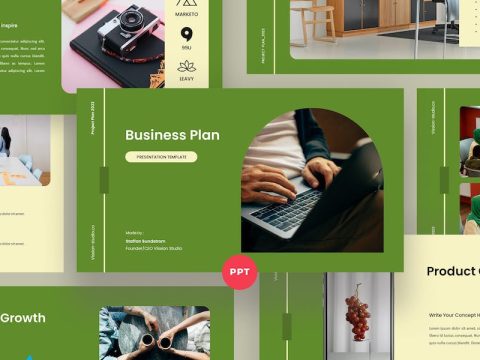 Stylish Business Plan PowerPoint Template