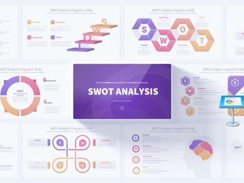 SWOT Analysis - Keynote Infographics Slides N6JP6AY