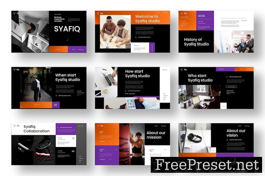 Syafiq – Business Keynote Template X77TCZC