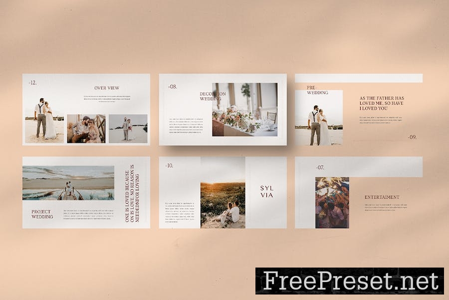 Sylvia - Keynote Wedding Template L5B3G3X