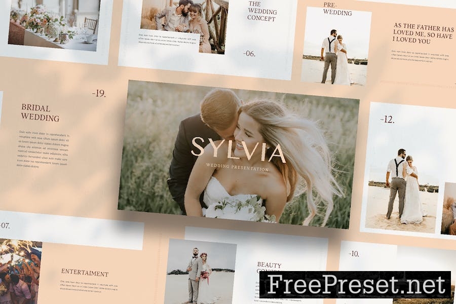 Sylvia - Keynote Wedding Template L5B3G3X