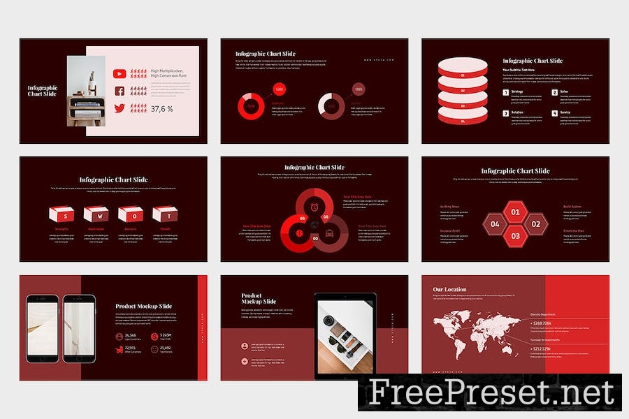 Syrea : Pitch Deck Red Keynote CVSXYMR