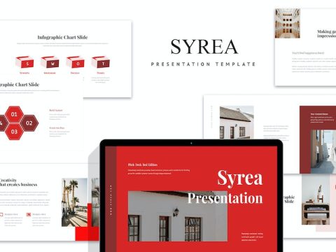 Syrea : Pitch Deck Red Keynote CVSXYMR