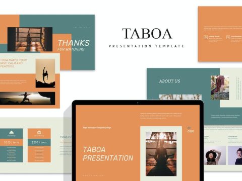 Taboa : Yoga Instructure Keynote Template 5SYXCDW