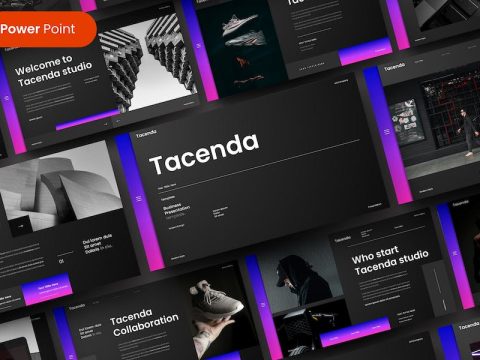 Tacenda – Business PowerPoint Template 2KAA4YK