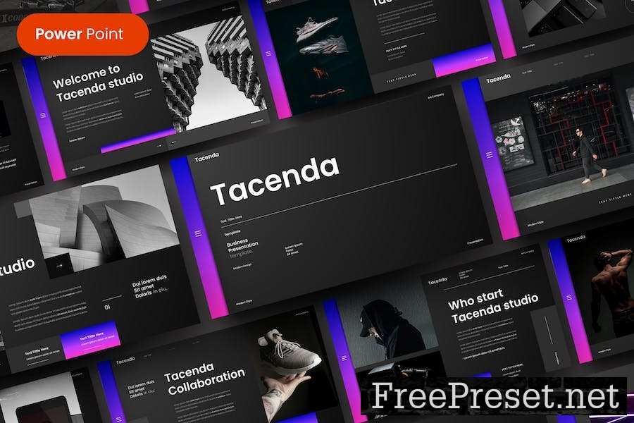 Tacenda – Business PowerPoint Template 2KAA4YK