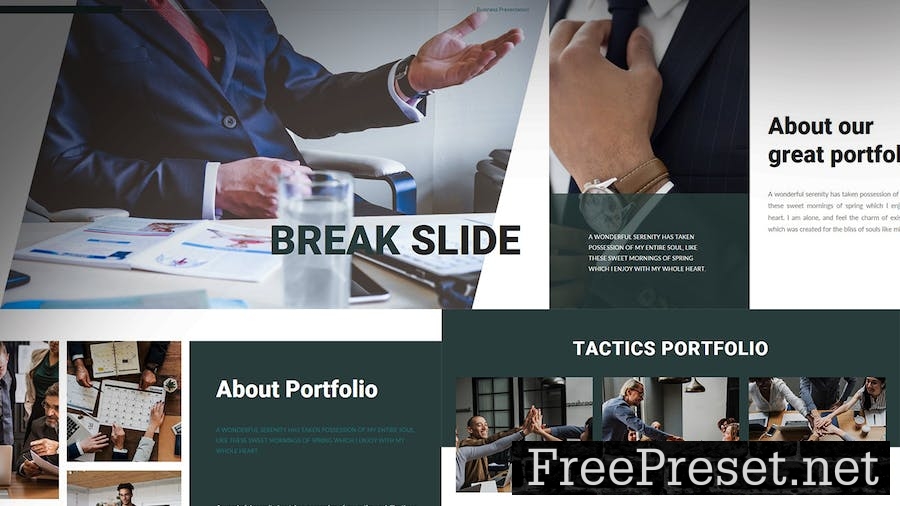 Tactics - Business Presentation Keynote Template E9SUFHT