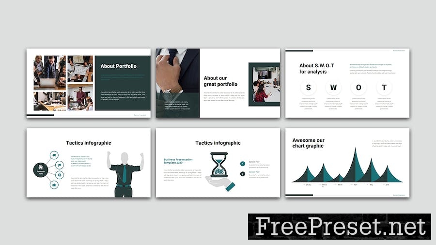 Tactics - Business Presentation Keynote Template E9SUFHT