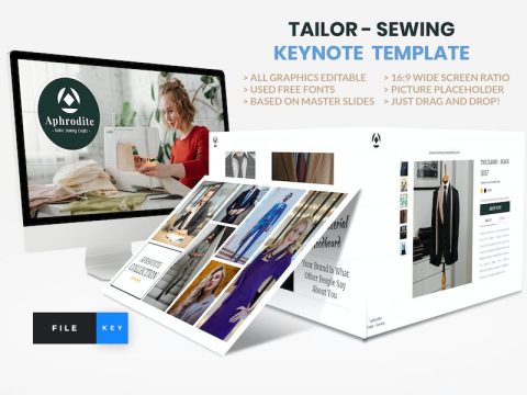 Tailor - Sewing Fashion Craft Keynote Template BFNVCC7