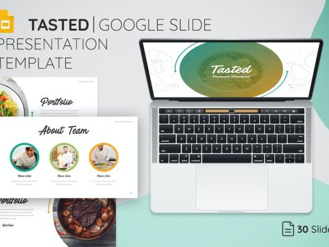 Tasted - Google Slide Presentation Template ATWNNUX