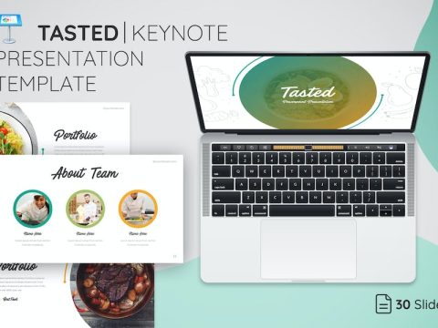 Tasted - Keynote Presentation Template H8TEMDS