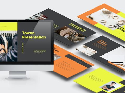 Tawon : Dressmaker Google Slides Template MAJJJYF