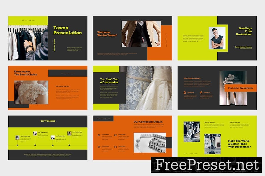 Tawon : Dressmaker Keynote Template H3Y8BAD