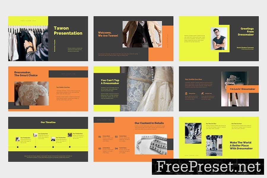 Tawon : Dressmaker Keynote Template H3Y8BAD