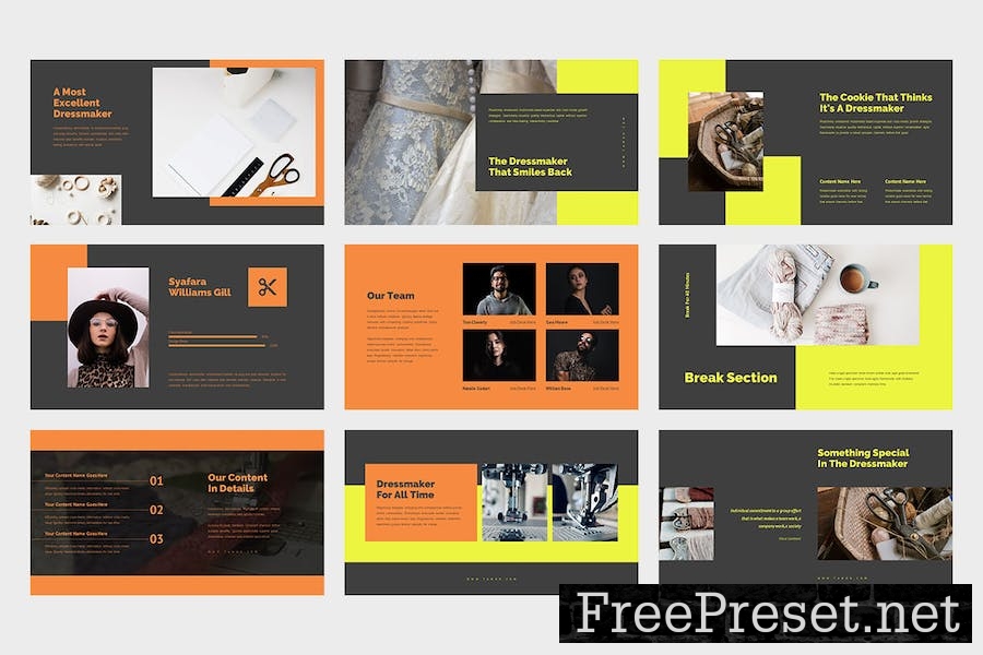 Tawon : Dressmaker Keynote Template H3Y8BAD