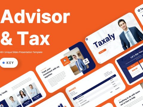 Taxaly - Advisor & Tax Accounting Keynote Template 4J33RF7