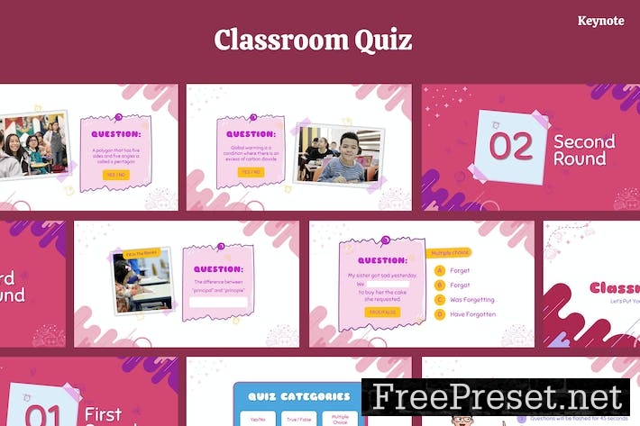 Teacher Classroom Quiz - Keynote 2XF9YAZ