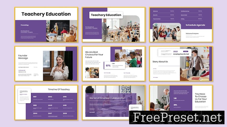 Teachery - Education Presentation Keynote Template 86L65QR