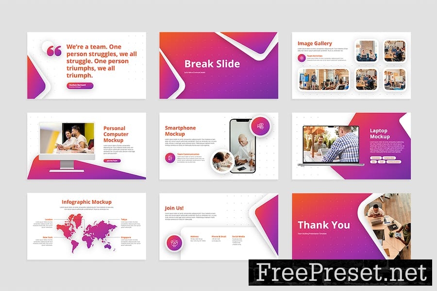 Team Building Keynote Presentation Template GNHHACG