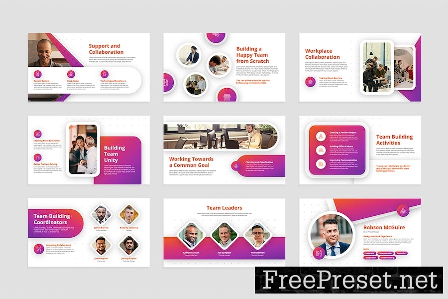 Team Building Keynote Presentation Template GNHHACG