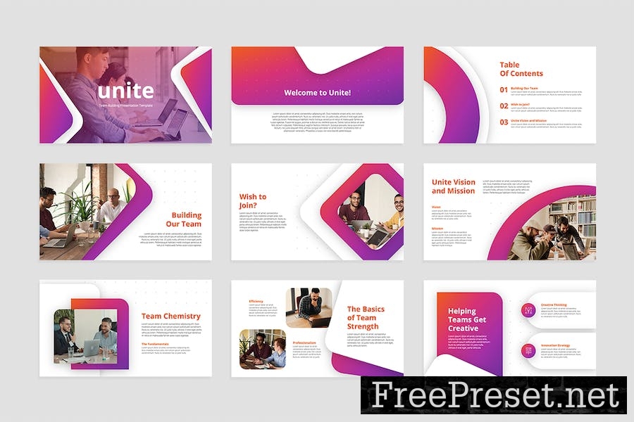 Team Building Keynote Presentation Template GNHHACG