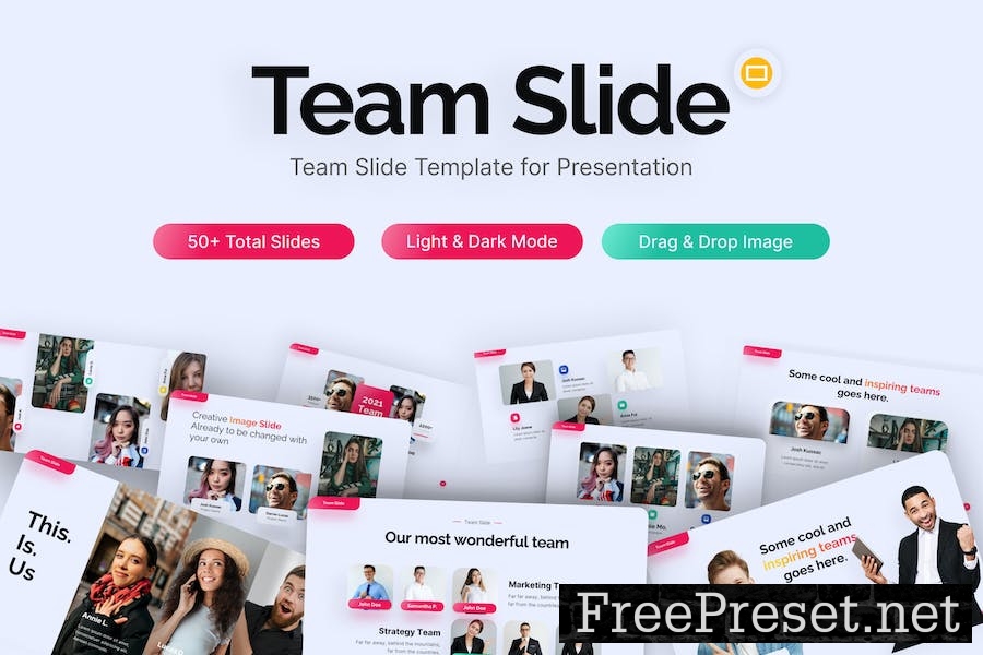 Team Slide Professional Google Slides Template PMWR865