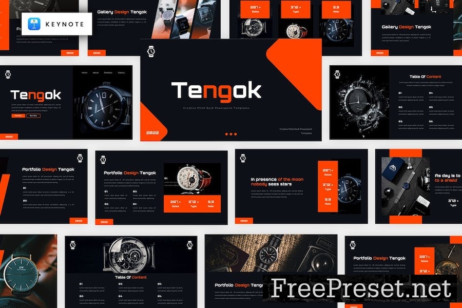 Tengok - Pitch Deck Keynote Template UFZSMXC