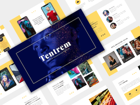 Tentrem - Creative PowerPoint Template JEEE2WE