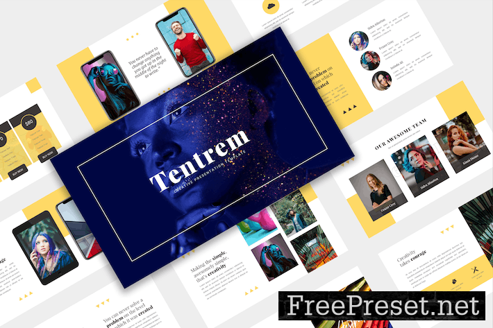 Tentrem - Creative PowerPoint Template JEEE2WE