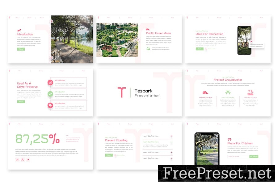 Tespark - Google Slides Template 64R9YQ3