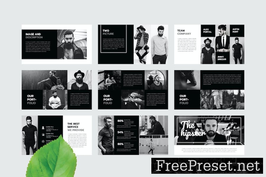 The Hipster - Keynote Template G3YTFZZ