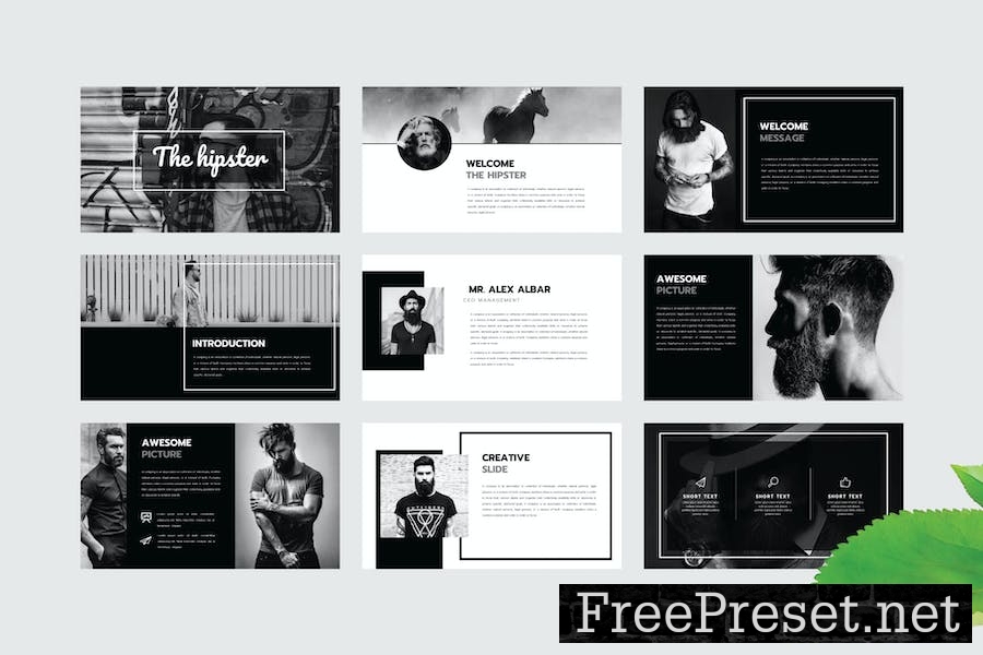 The Hipster - Keynote Template G3YTFZZ