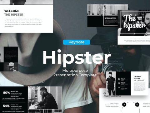 The Hipster - Keynote Template G3YTFZZ