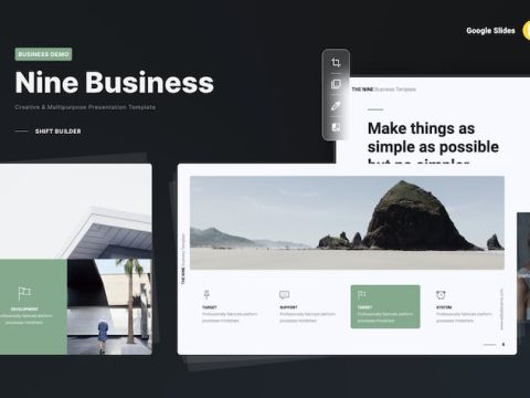 THE NINE Business Template (Google Slides) YYVZKUV