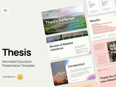 Thesis Education Google Slides Presentation GEW4HVQ