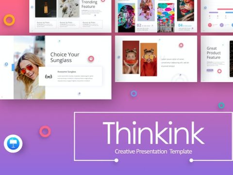 Thinkink Purple Creative Multipurpose Keynote 8CG43D5