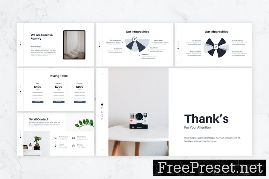 Thorne – Minimal Google Slides Template GCL95AV