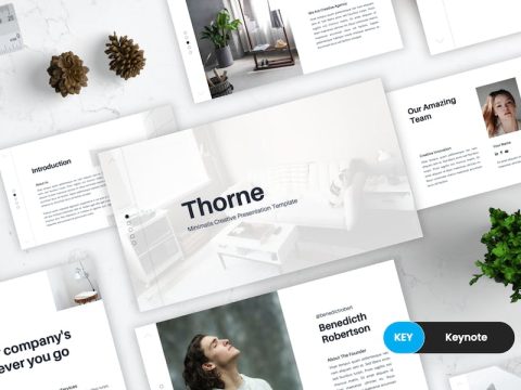 Thorne – Minimal Keynote Template 3T3967M