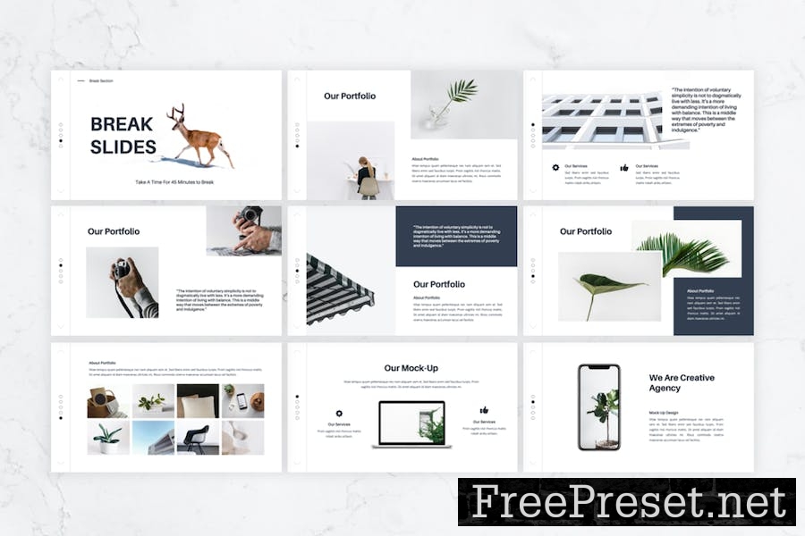 Thorne – Minimal PowerPoint Template CMQLB3T