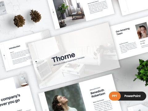 Thorne – Minimal PowerPoint Template CMQLB3T