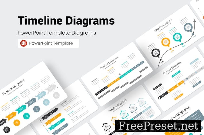 Timeline Diagrams PowerPoint Presentation Template Z3AYA45