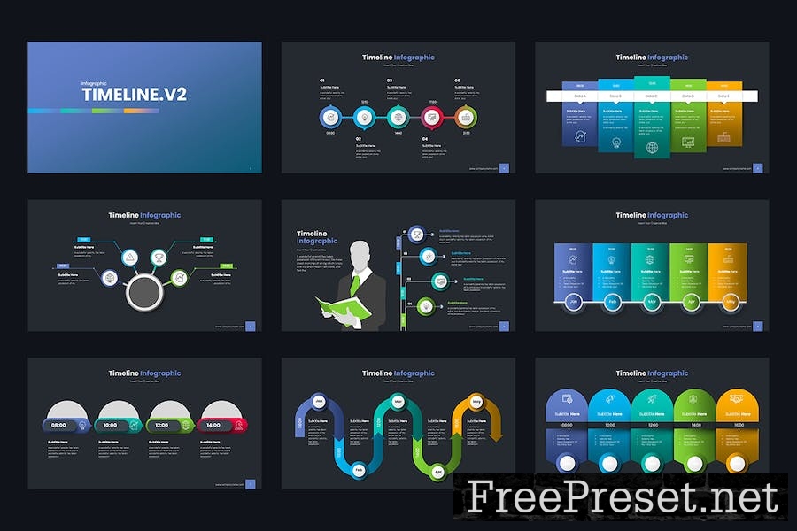 Timeline.V2 Keynote Templates GR79MZQ