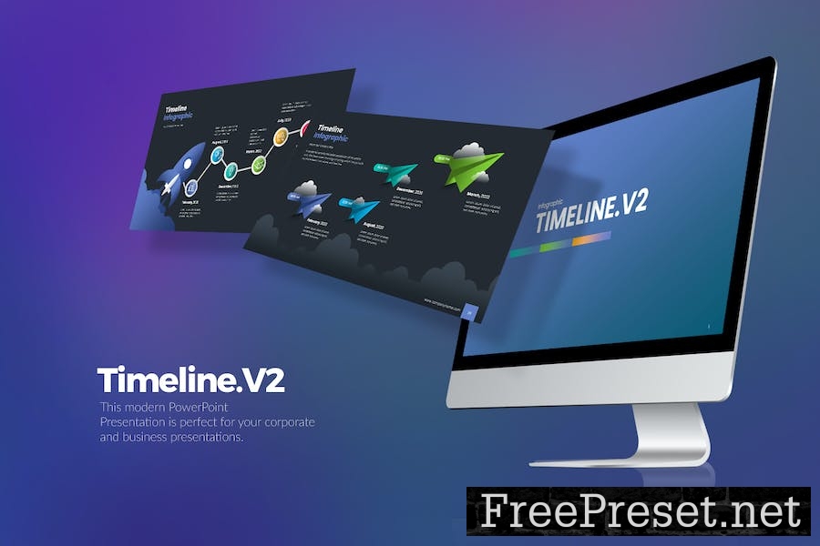 Timeline.V2 Keynote Templates GR79MZQ