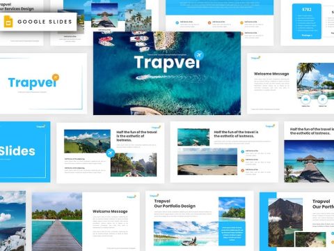 Trapve Travel And Tourism Google Slides Template HHGPVY7