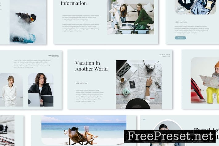 Travel Agency Keynote Presentation Template