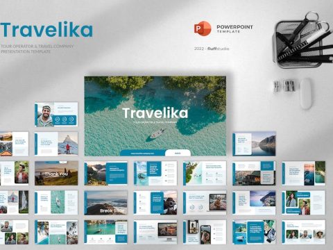 Travelika - Tour and Travel PowerPoint Template JRG64ME