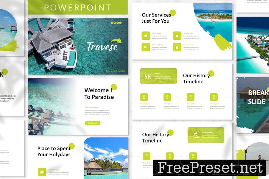 Travese - Business Powerpoint Template XUH4NNL